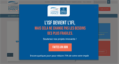 Desktop Screenshot of fondationcaritasfrance.org