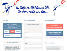 Tablet Screenshot of don.fondationcaritasfrance.org
